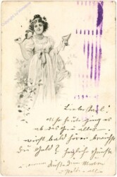 Mädchen mit Blumen