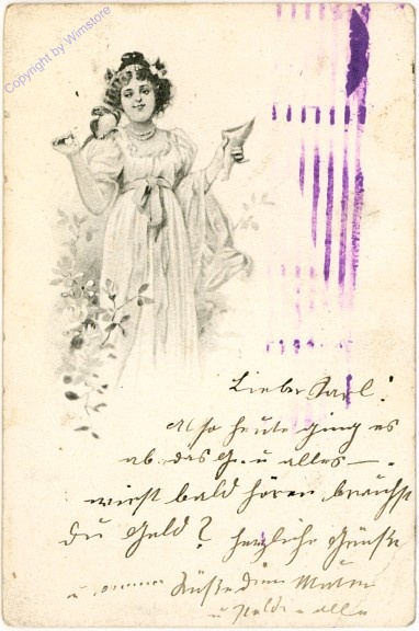 Mädchen mit Blumen