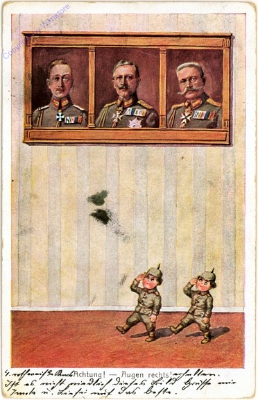 Achtung! - Augen rechts!