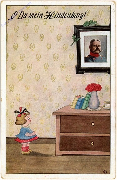 ak107787 Oh, Du mein Hindenburg!