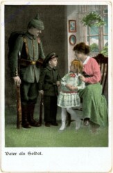 Vater als Soldat