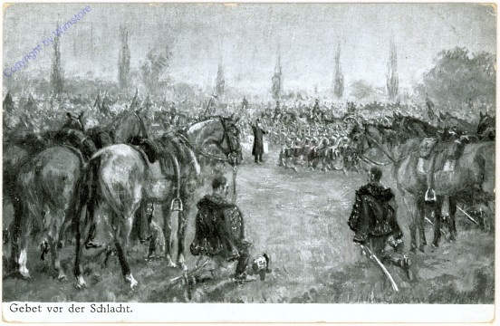 ak107805 Gebet vor der Schlacht