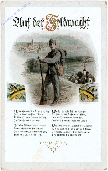 ak107854 Auf der Feldwacht