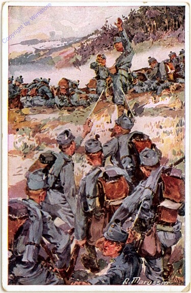 ak107926 Kampf um die Magierahöhe