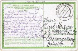 Leutnant Striz des Landsturmregiments Nr 24