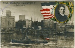 Fracht-Tauchboot "Deutschland" in Baltimore