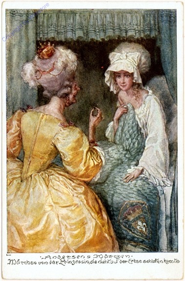 Andersens Märchen. Märchen von der Prinzessin, die nicht auf der Erbse schlafen konnte