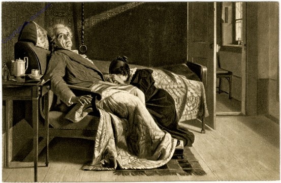 ak108079 Prof. F. Fleischer, "Mehr Licht"