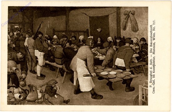 ak108101 P. Brueghel d. Aelt., Die Bauernhochzeit