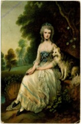 T. Gainsborough, Bildnis der Mrs. Robinson