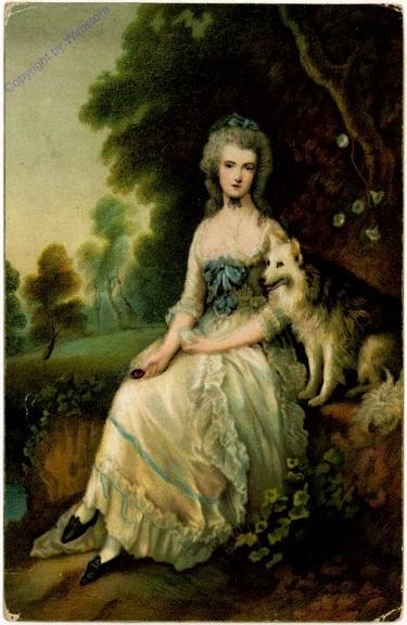 T. Gainsborough, Bildnis der Mrs. Robinson