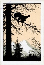Auerhahn am Baum