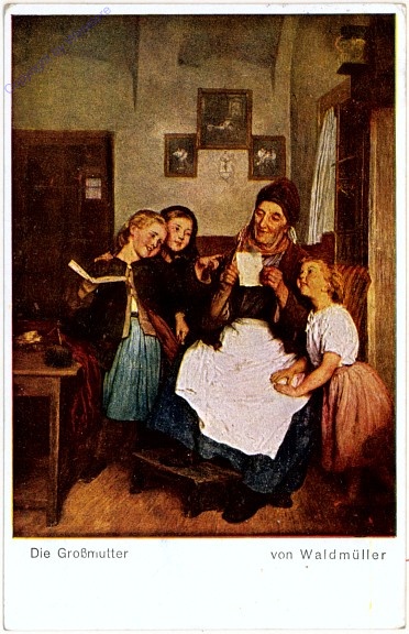 Die Großmutter (von Waldmüller)