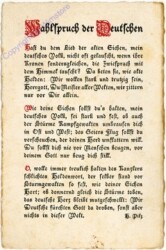Wahlspruch der Deutschen