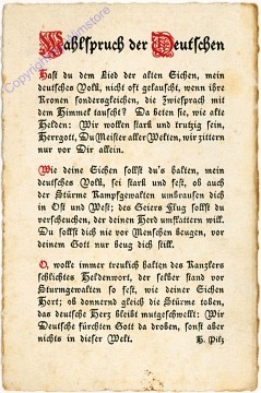 Wahlspruch der Deutschen