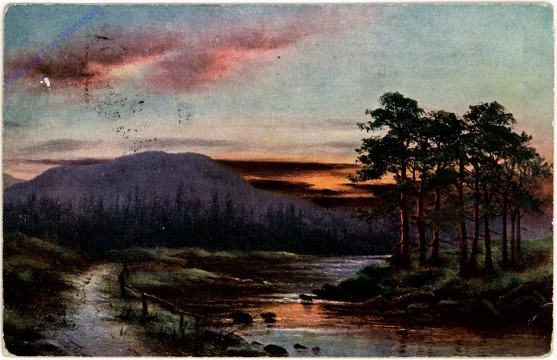 ak108342 Sunset near Inverary
