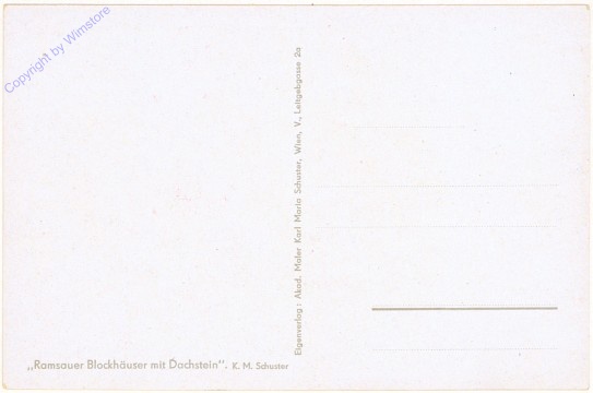 Ramsauer Blockhäuser mit Dachstein
