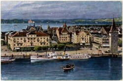Lindau im Bodensee, Hafenansicht