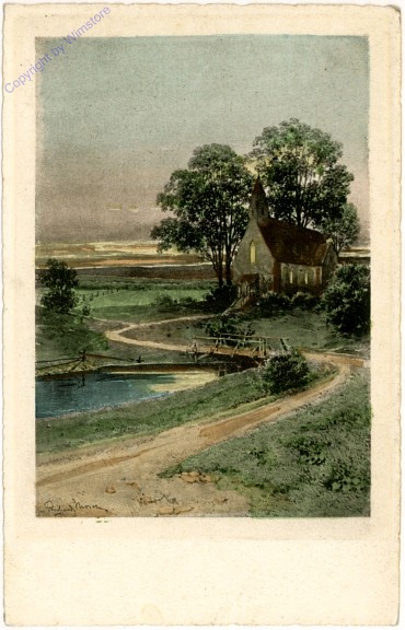 ak108489 Weg zur Kirche