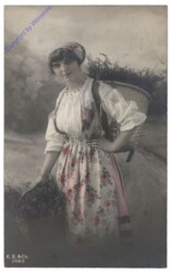 Mädchen mit Korb