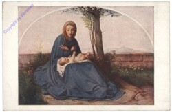 Madonna unter Blüten von Steinle