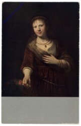 Rembrandt, Saskia mit der roten Blume
