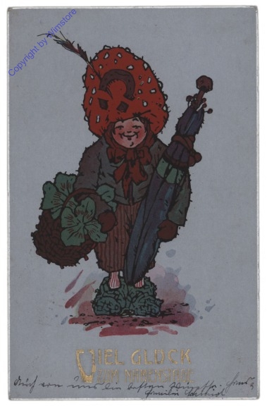 ak109008 Obst- und Gemüsemännchen, Namenstag