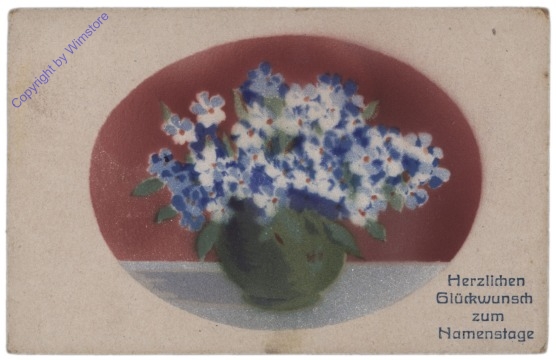 Blumenvase, Namenstag
