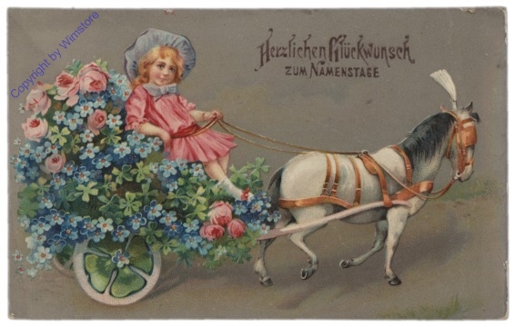 Blumenkutsche, Namenstag