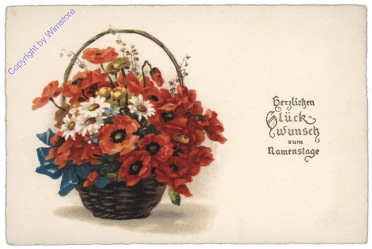 Blumenkorb, Namenstag