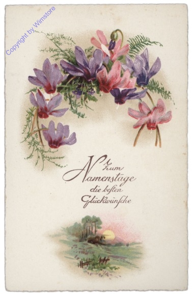 Blumen, Namenstag