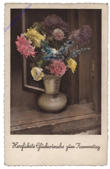 Blumenvase, Namenstag