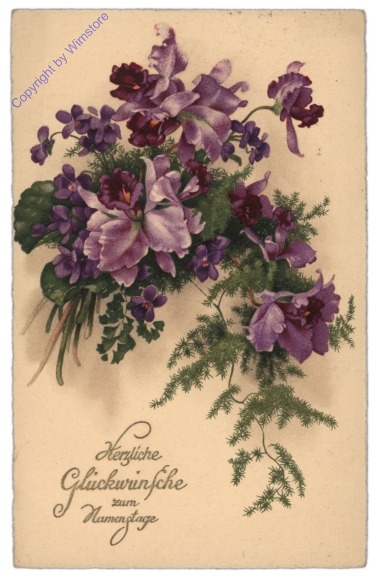 Blumen, Namenstag