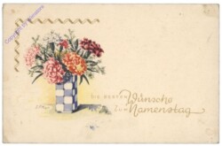 ak109084 Blumenvase, Namenstag