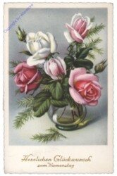 Rosen in Vase, Namenstag