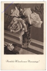 ak109089 Rosen in Vase, Namenstag