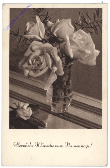 ak109089 Rosen in Vase, Namenstag