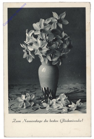 Blumenvase, Namenstag