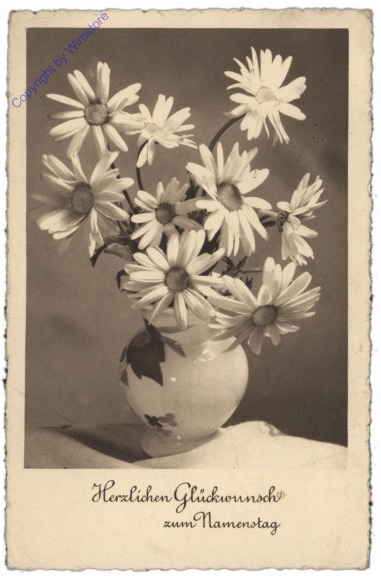 Blumenvase, Namenstag