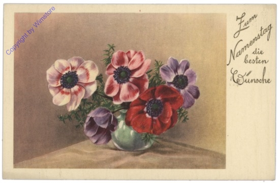 Anemonen, Namenstag