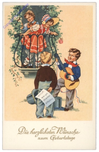 ak109138 ANU 2430: Ein Ständchen, Geburtstag