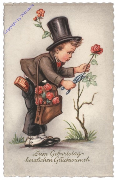 ak109144 ANU 2463: Rosen schneiden, Geburtstag