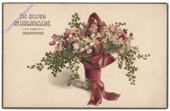 Blumenvase, Geburtstag