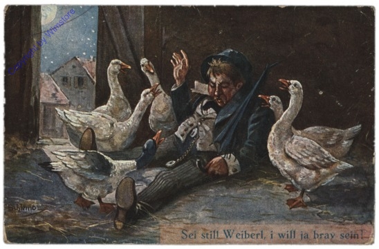 Sei still Weiberl, i will ja brav sein!