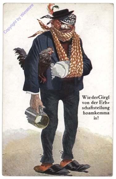 Wie der Girgl von der Erbschaftsteilung hoamkemma is!
