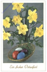 Tigra III: Narzissen und ein Korb mit Eier