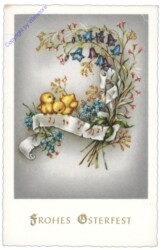 H.B. Wien 977: Kücken sitzen auf Schleife