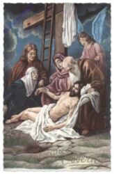 Jesus wird vom Kreuz genommen