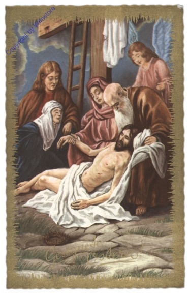 H.B. Wien 1960: Jesus wird vom Kreuz genommen