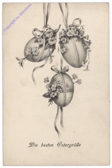 Eier mit Blumen